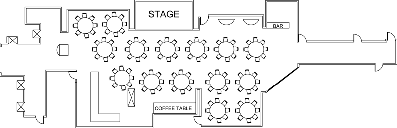 Royal Pavillion Layout