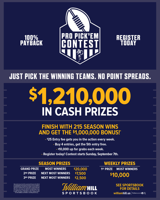 Pro Pick'em Contest Flyer