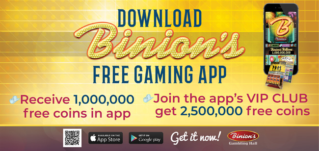 Binion's Billions Mobile App